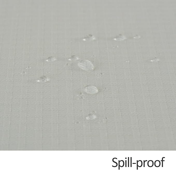 maxmill Square Jacquard Tablecloth Waterproof Spillproof Wrinkle Resistant Soft Weaved Design Table Cloth for Dinner and Party Washable Fabric Cover, Indoor and Outdoor Use, 60 x 60 Inch, Ivory
