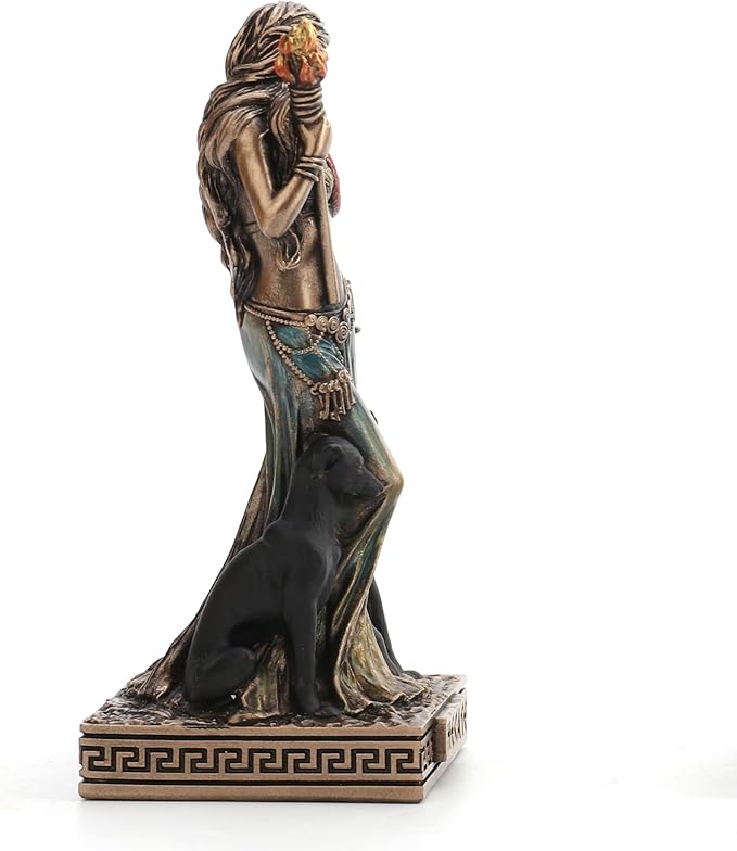 Veronese Design Hecate Greek Goddess of Magic Resin Hand Painted Miniature Figurine