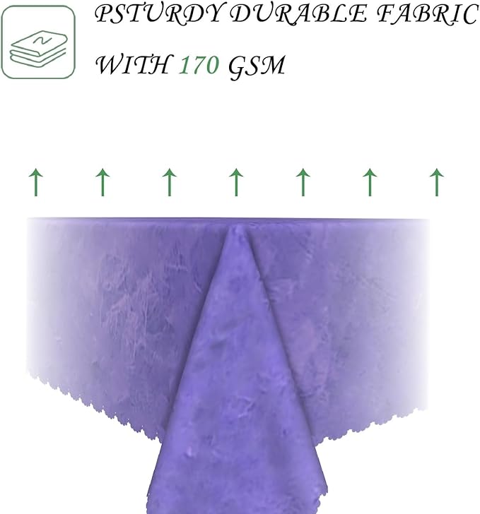 60x84 Inch Abstract Art Rectangular Tablecloth Watercolor Stained Purple Texture Table Cloth Waterproof Durable Table Cover for Kitchen Dining Home Party Studio Decor