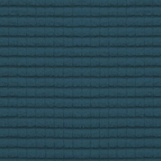Easy-Going Stretch 4 Seater Sofa Slipcover 1-Piece Sofa Cover Furniture Protector Couch Soft with Elastic Bottom for Kids, Polyester Spandex Jacquard Fabric Small Checks Deep Teal