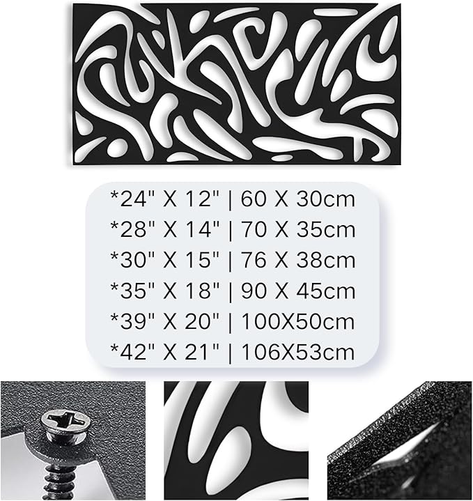 kuestboy Abstract Metal Wall Art, Modern Geometric Sculpture for Wall Decor, Line Art for Living Room, Entryway, Office, Black Steel Gallery Piece for Indoor Home Decor (30" X 15" | 76 X 38cm)
