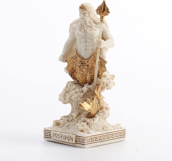 Veronese Design Poseidon God of The Sea Miniature Figurine