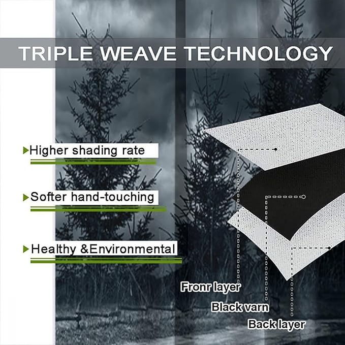 Gothic Horror Forest Blackout Curtains, Terrible Jungle Dark Fantasy Night Mysterious Rustic Tree Gothic Halloween Window Drapes, for Living Room Bedroom 31.5(W)*72(L) 2 Panels