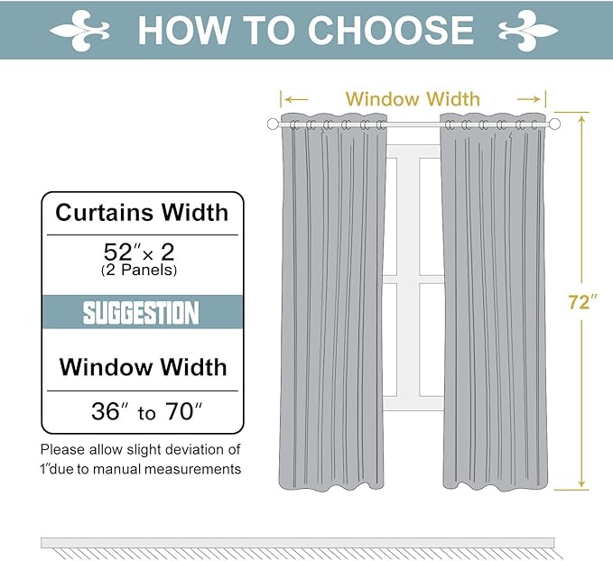 ChrisDowa Grommet Room Darkening Curtains for Bedroom and Living Room - 2 Panels Set Thermal Insulated Blackout Curtains (Pink, 52W x 72L )