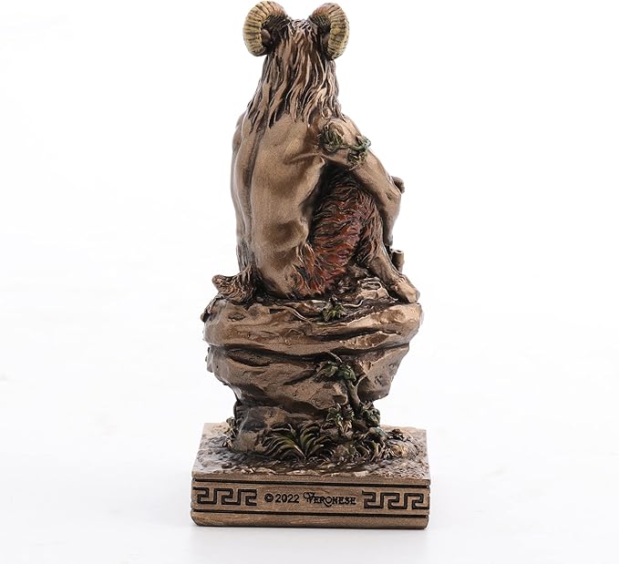Veronese Design Pan Greek God of The Wild Resin Hand Painted Miniature Figurine