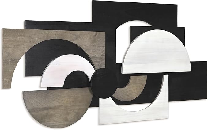 Empire Art Direct "Luminus Dusk Handmade Dimensional Solid Paulownia Wood Abstracts Wall Art, Ready to Hang, Living Room, Bedroom & Office, 48" x 24"x 1.89"