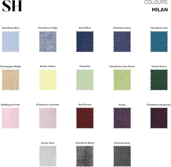 Solino Home Linen Square Tablecloth 52 x 52 Inch - 100% Pure Linen Red Garnet Table Throw - Milan Hemstitch, Machine Washable Table Cloth for Fall, Autumn, Thanksgiving, Christmas, Holiday, Winter