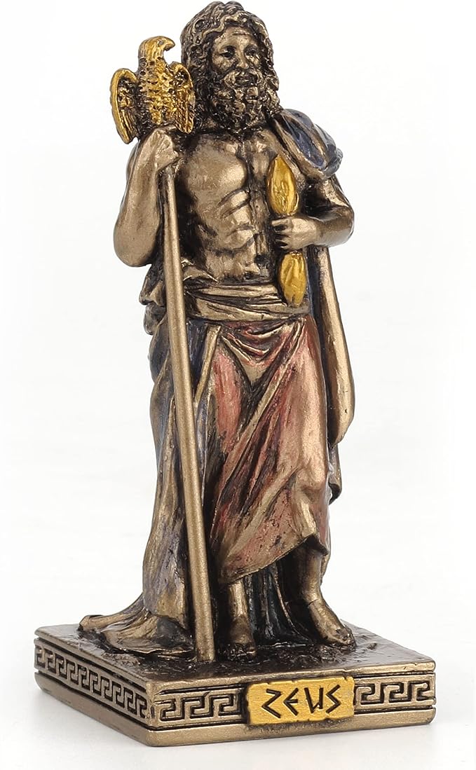 Veronese Design Zeus The God of The Sky Miniature Figurine