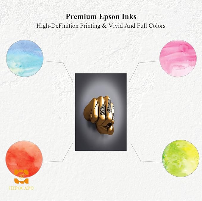 3D Wall Art - Abstract 3D Metal Effect Canvas Wall Art, 3D Modern Wall Art for Office, Golden Boxer Gesture 3D Art Wall Decor for Modern Bedroom Decor Framed 28”x40”x1Pcs