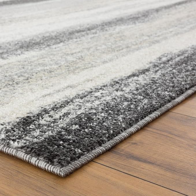 LUXE WEAVERS Tower Hill Abstract Gray 5x7 Area Rug