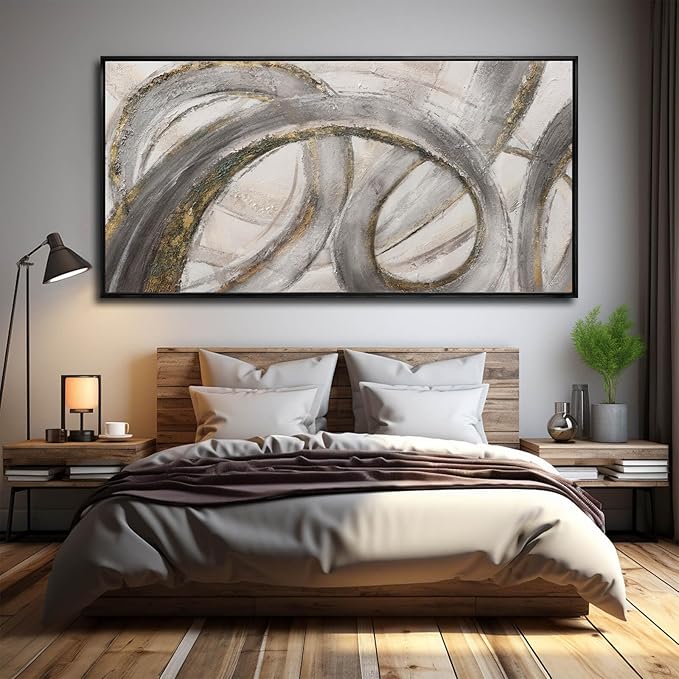 VAYIMDH Modern Abstract Wall Art Textured Wall Decor 36"x70" Artwork for Living Room, Bedroom, Office, Dining Room, Hallway