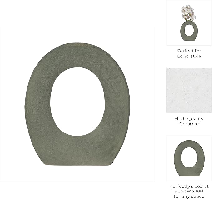 Sagebrook Home Ceramic Accent Piece - Stylish Home Decor