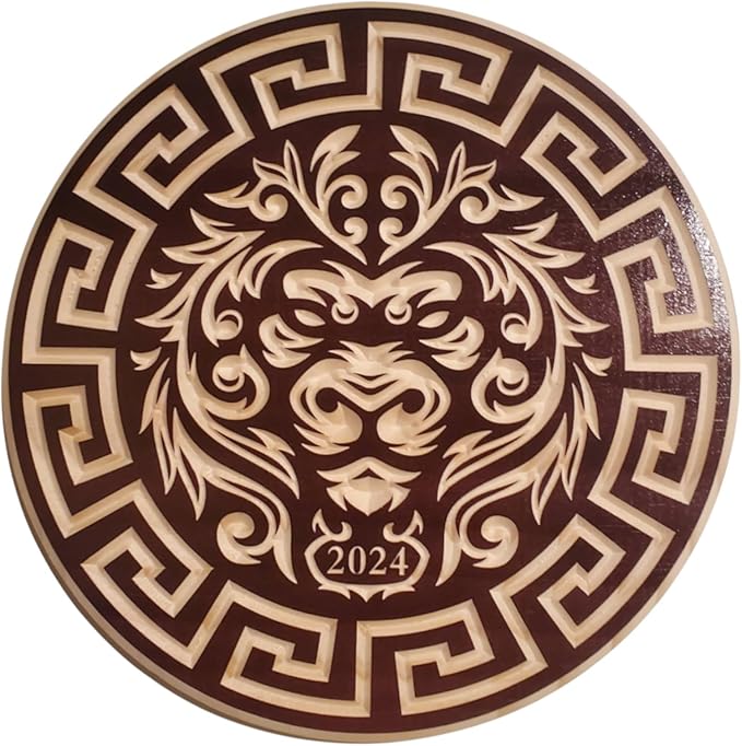 Lion Wooden Carving Wall Art – Pinewood Animal Sculpture – Wildlife Decor for Home, Office & Living Room – Unique Rustic Art Gift – US To Future