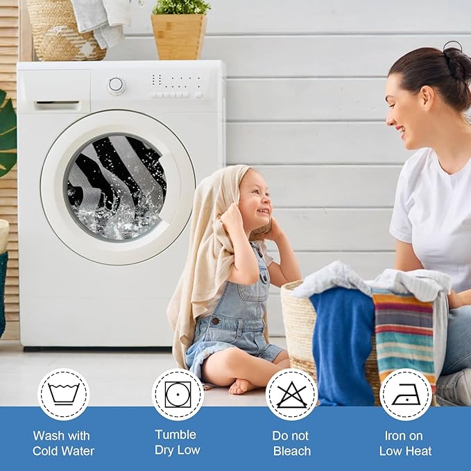 VClife Boho Couch Cover Soft Chenille Sofa Cover for Sofa Bed, 1 Piece Large Couch Covers for 2 Cushion Couch Sofa Washable White Black Jacquard Pattern Sofa Protector for Living Room 71''x118''