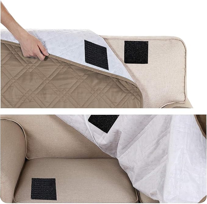 11CM (4.3 Inch) Wide 2 M Long Premium Hook and Loop Tape with Adhesive Nylon Fabric Fastener for Couch Cushions, Guitar Pedal, Cable Management and Crafts Projects