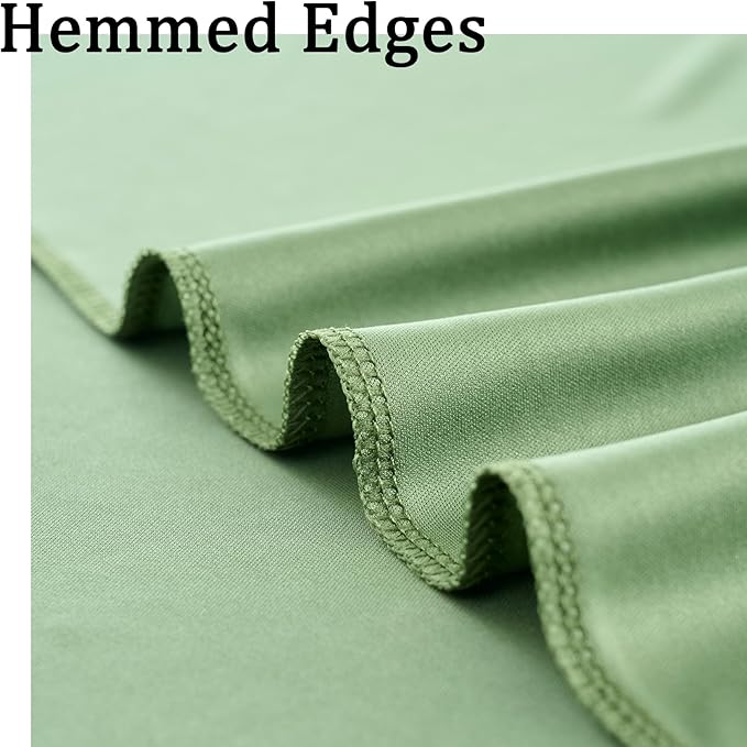 10x8ft Wrinkle Free Sage Green Backdrop Curtains for Parties, Polyester Photo Backdrop Drapes for Wedding Birthday Party Photography Background Curtains Decoration