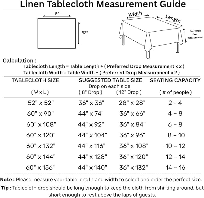 Solino Home Linen Tablecloth 52 x 52 Inch - Narrow Stripe, 100% Pure Linen Red and White Square Tablecloth - Machine Washable Table Throw for Christmas, Holiday, Winter