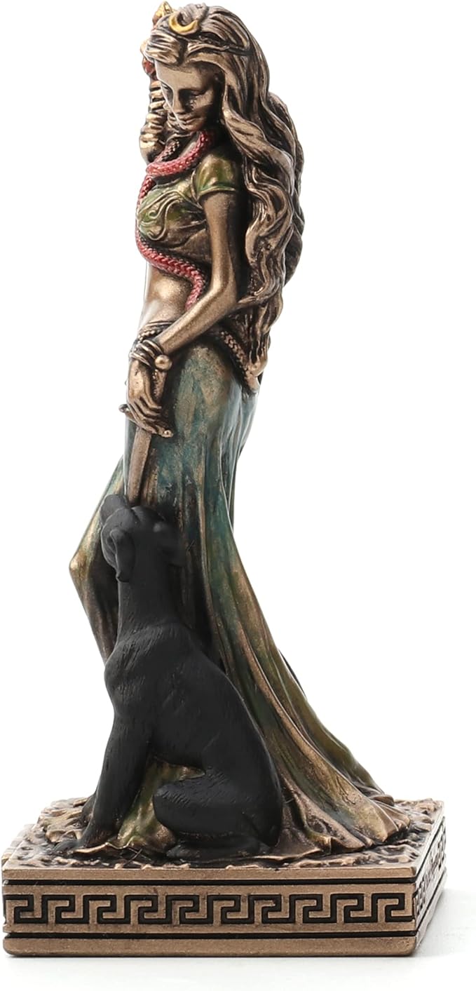 Veronese Design Hecate Greek Goddess of Magic Resin Hand Painted Miniature Figurine
