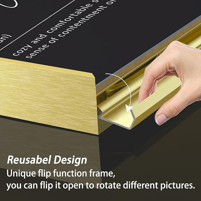 Hygge Print, Hygge Definition Poster, Hygge Gift, Hygge Sign, Scandinavian Print, Danish Print, Danish Wall Art Poster Wall Art Bedroom Decor Office Room Kitchen Decor Aluminum Gold-style 16x24inch(4