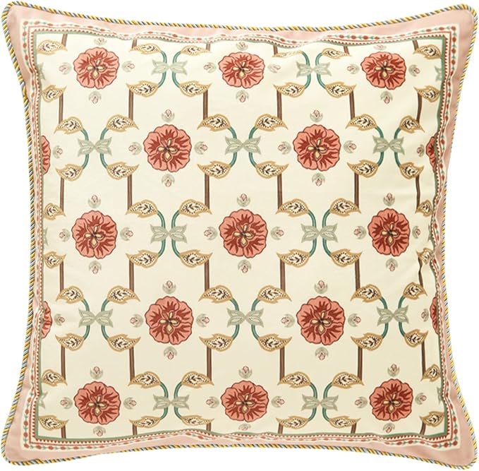 patdrea Velvet Euro Sham Decorative Throw Pillow Covers Set Soft Durable Pillowcase for Couch Bedroom Car 1 PCS