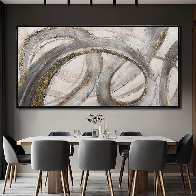 VAYIMDH Modern Abstract Wall Art Textured Wall Decor 36"x70" Artwork for Living Room, Bedroom, Office, Dining Room, Hallway