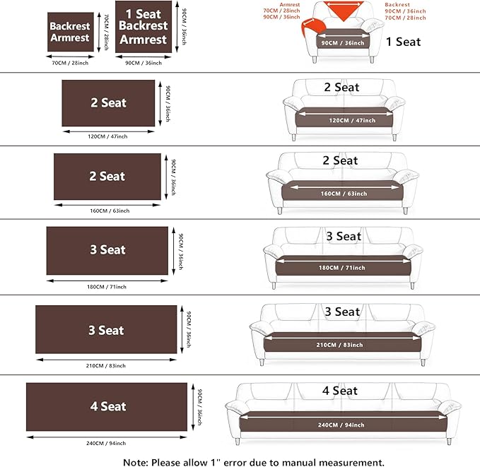 Faux Fur Couch Cover, Soft Warm Plush Sofa Couch Cover, Non Slip Sectional Sofa Slipcovers, Washable Furniture Protector for Kids, Dogs, L Shaped Armrest Backrest Cover(Khaki, 36"x 36")