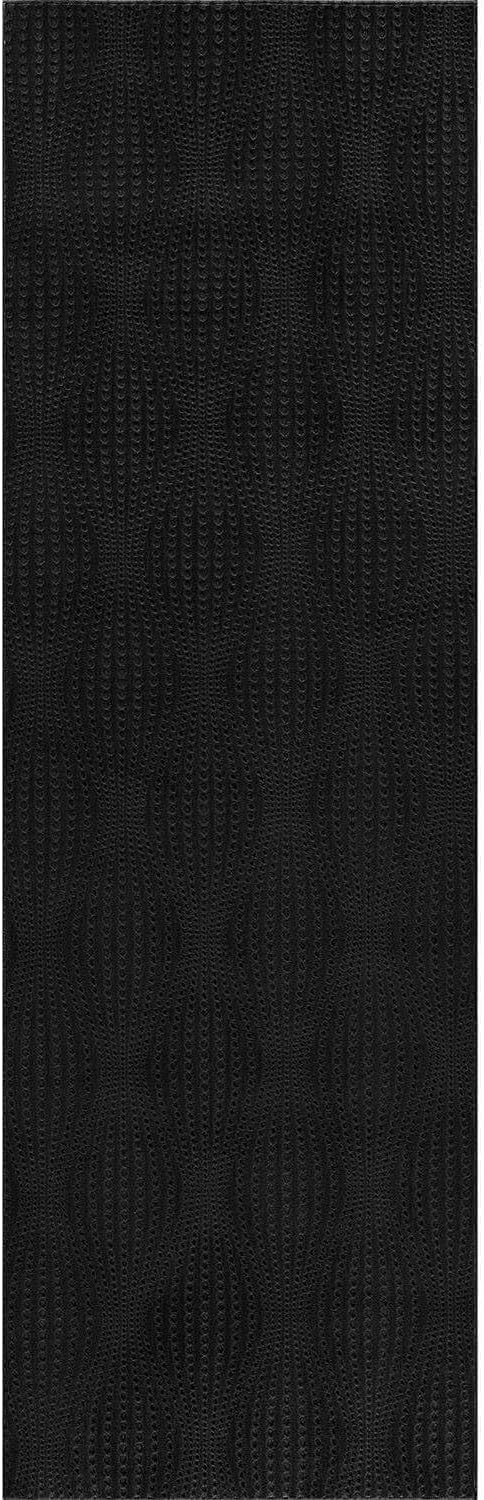 Modern Black Non Slip Runner Rug 2x7 Non Skid Soft Rubber Back Hallway Rugs Kitchen Bedroom and Laundry Room Runners Easy Cleaning Stain Resistant Non Shedding Carpet 2 x 7