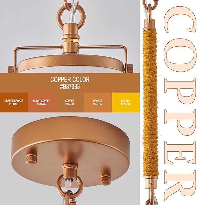 Vintage Brass Pendant Light Kitchen Island 10inch Linen Pendant Lights with Brass Hemp Rope Rod Modern Farmhouse Pendant Hanging Lighting for Kitchen Sink Dining Room Entryway Hallway