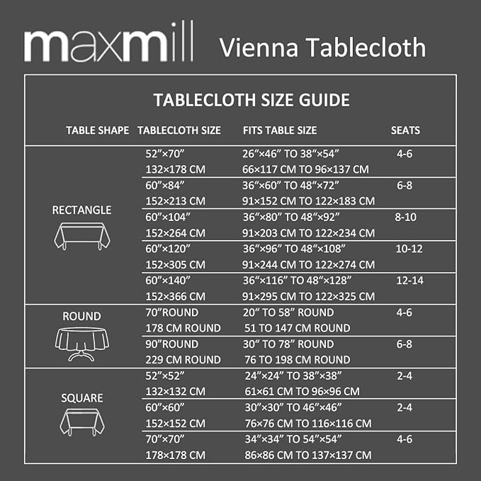 maxmill Square Table Cloth Damask Design Water Proof Wrinkle Free Heavy Weight Soft Tablecloth Decorative Fabric Table Cover for Outdoor and Indoor Use Square 60 x 60 Inch Sage Green