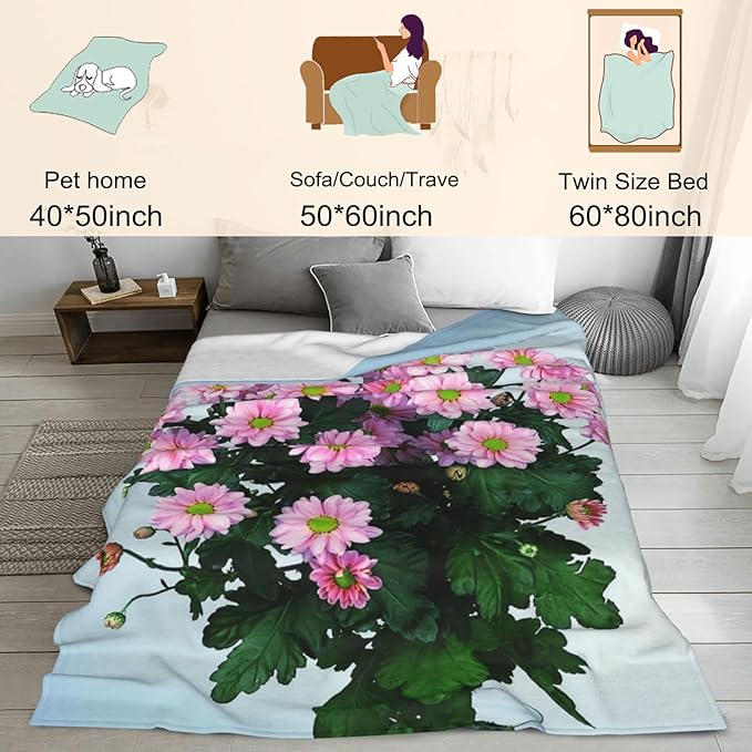 Christian Fall Blanket,Inspirational Gifts for Believer,Soft Lightweight Flannel Throw Blankets,Pumpkin Sunflower and Cross Throws Autumn Home Decor,for Camping Living Room Office,60x50inch
