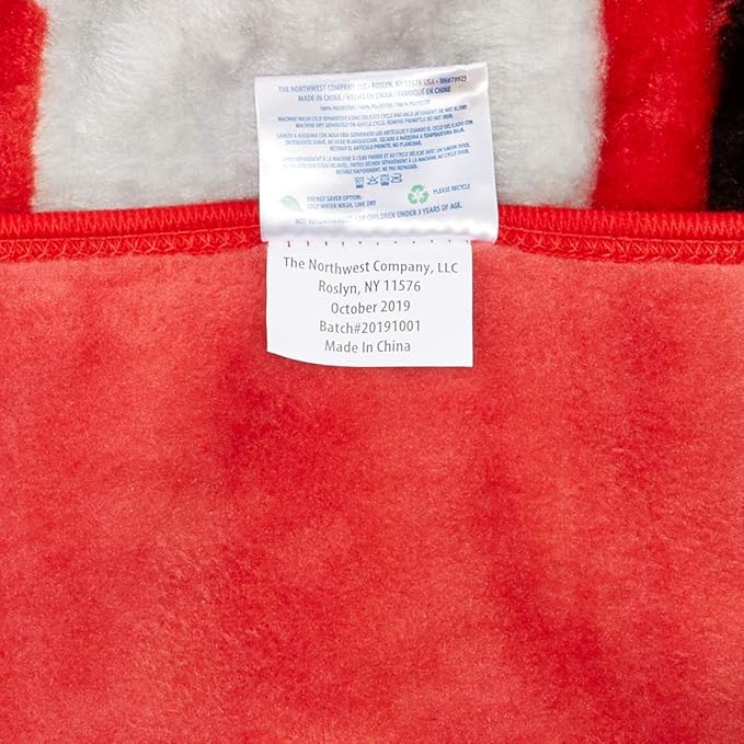 Northwest NCAA Unisex-Adult Raschel Throw Blanket