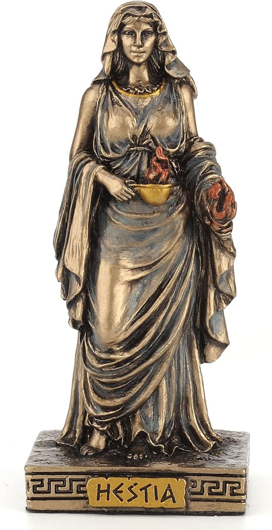 Veronese Design Greek Gods Miniature Figurine (Hestia, Bronze)