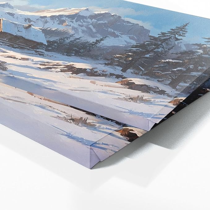 Sense Canvas Scandinavian Cozy Nordic 2 Canvas Art - Home Decor Wall Art Print Poster Painting X-Large 60x24 / 0.75"