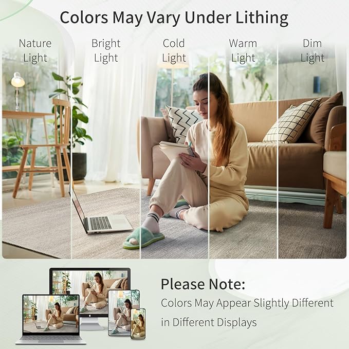 Enkor Area Rugs 8x10 Washable Non Slip Abstract Soft Rugs for Living Room Bedroom, Modern Mat for Kitchen Entryway Beige & Grey