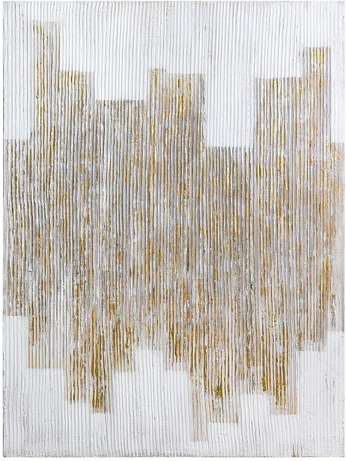 Empire Art Direct Abstract Wall Art Textured Hand Painted Canvas by Martin Edwards, Unframed, 40" x 30", The City
