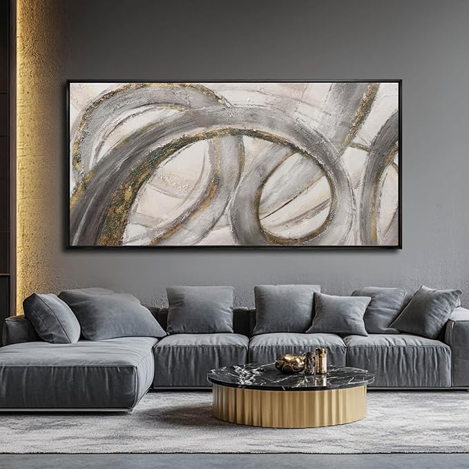 VAYIMDH Modern Abstract Wall Art Textured Wall Decor 36"x70" Artwork for Living Room, Bedroom, Office, Dining Room, Hallway