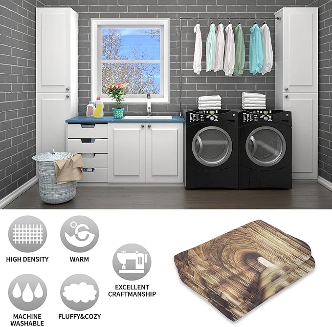 Dreamy Unicorn Blanket, Cozy Flannel Unicorns Drinking Water Throw Blanket, Soft Fuzzy Blankets for Travel Home Decor, All Season Lightweight Couch Bed Cover, Gifts for Women Adults 40"×50"