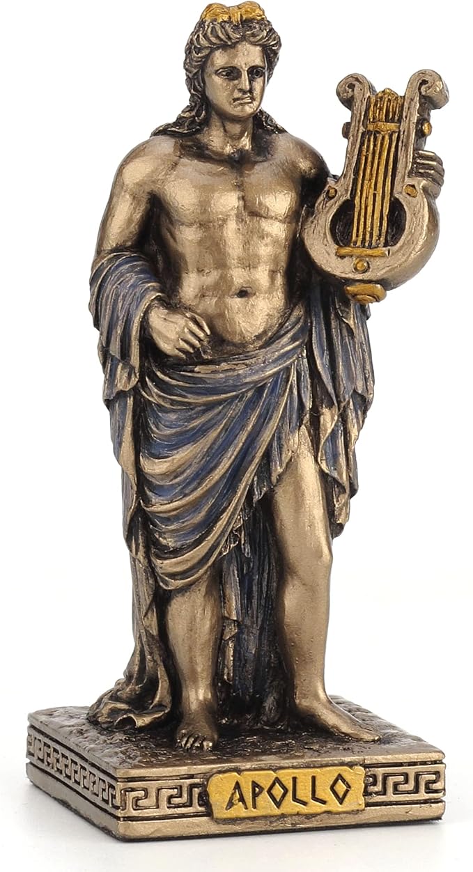 Veronese Design Greek Gods Miniature Figurine (Apollo, Bronze)