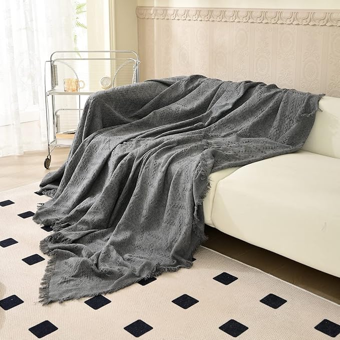 AIVIA Couch Cover Sheet Blanket, Oversized Couch Covers for 3-4 Cushion High Backed Backrest Sofa, Extra Large Furniture Decoration Covers Sofa Slipcovers, L Shape U-Shaped Sectional Protector