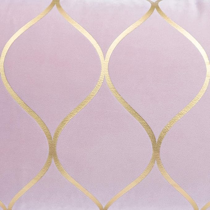 Gold Velvet Euro Sham Pillow Covers: 2 Pack 26x26 Inch Square Decorative Pillow Cases for Bedroom Sofa Couch Living Room, Pink