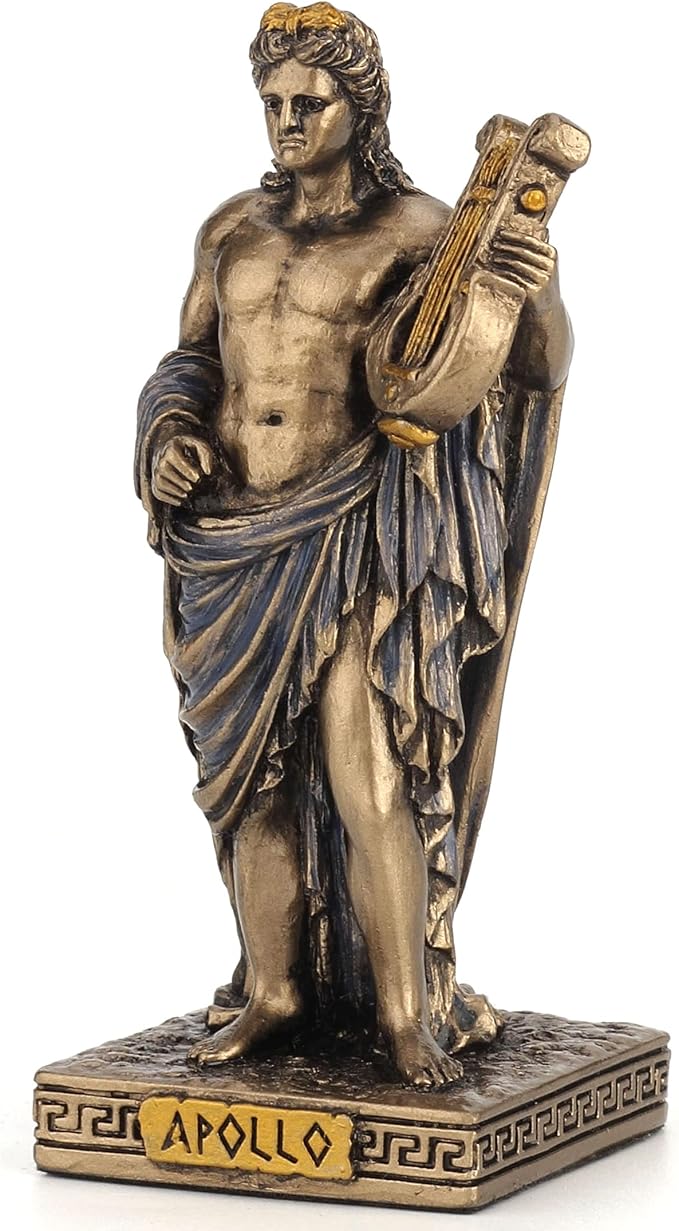 Veronese Design Greek Gods Miniature Figurine (Apollo, Bronze)