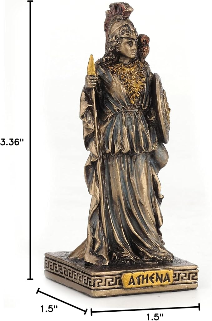 Veronese Design Athena Goddess of Wisdom Miniature Figurine