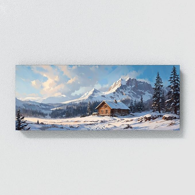 Sense Canvas Scandinavian Cozy Nordic 2 Canvas Art - Home Decor Wall Art Print Poster Painting X-Large 60x24 / 1.5"