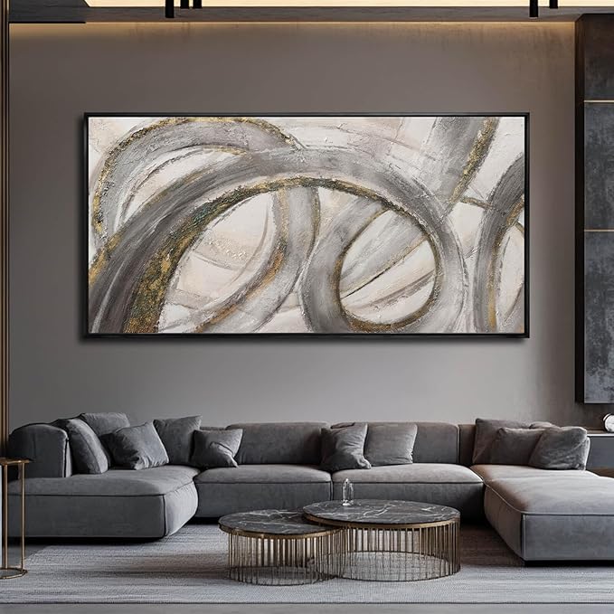 VAYIMDH Modern Abstract Wall Art Textured Wall Decor 36"x70" Artwork for Living Room, Bedroom, Office, Dining Room, Hallway
