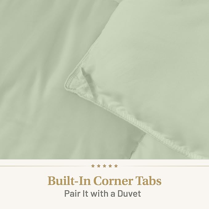 King Down Alternative Comforter Luxury Fluffy Plush Premium Duvet Insert Thick Comforter All Season Breathable Hotel Comforter Oversized Queen/King 104 x 86 - Sage Green