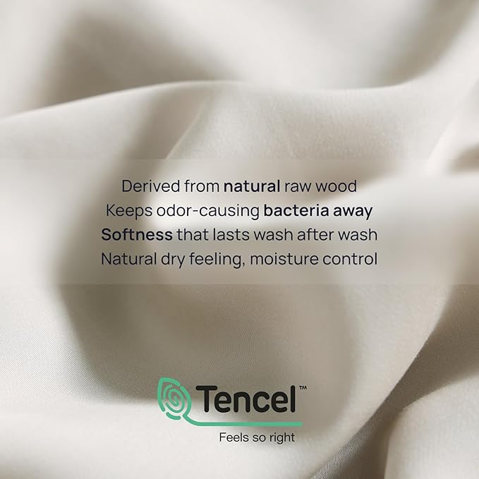 Queen Size 90" x 90" Duvet Cover – Reversible Luxury Bedding in 100% Tencel Lyocell, Softer Than Silk – DeepSleep Tech Premium Duvet Cover Queen Quality – After Dark Luxe Design