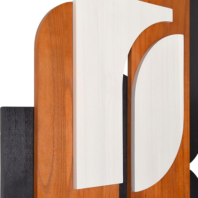 Empire Art Direct "Honeyed Dusk I Hand Made & Hand Finished Dimensional Wood Abstracts, Ready to Hang, Living Room, Bedroom & Office, 48" x 24"x 1.42"
