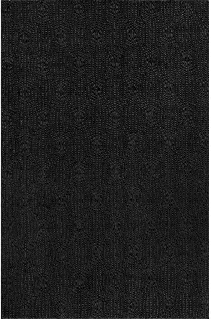 Modern Black Non Slip Rug Solid 8x10 Non Skid Soft Rubber Back Area Rugs for Living Room Kitchen Bedroom Bathroom Dining Room Easy Cleaning Stain Resistant Non Shedding Carpet 8 x 10