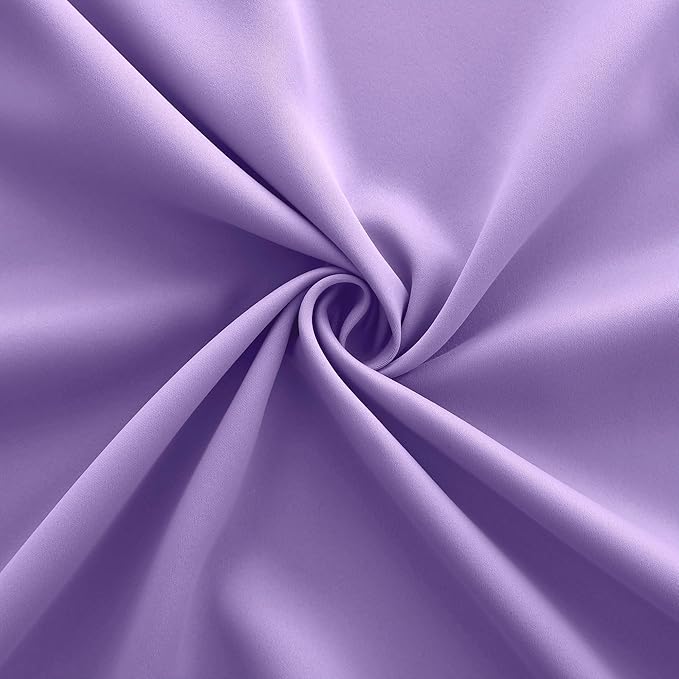 KOUFALL Lilac Purple Curtains 84 Inch Length for Girls Bedroom,2 Panels Set Room Darkening Blackout Kids Curtains for Toddler Princess,Violet Lavender
