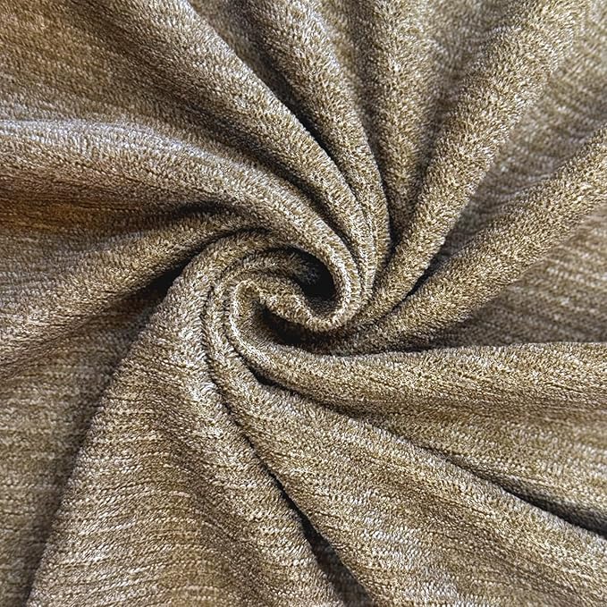 4 Piece T Cushion Sofa Slipcovers Stretch Couch Cover Furniture Covers with 3 Individual T Cushion Covers, Machine Washable for Living Room (Brown, 3 Cushions)